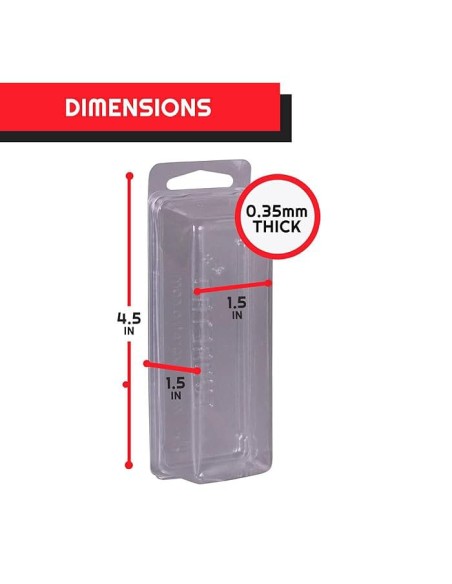 Protective Case Blister Case for 3,75" loose Action Figures small - 25pcs