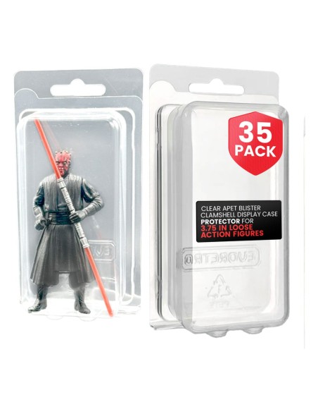 Protective Case Blister Case for 3,75" loose Action Figures small - 25pcs