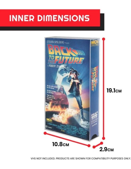 Schutzhülle Faltblister PET Protective Case für vhs Kassetten