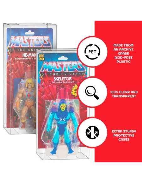 Schutzhülle Faltblister PET Protective Case für Masters of the Universe Origins